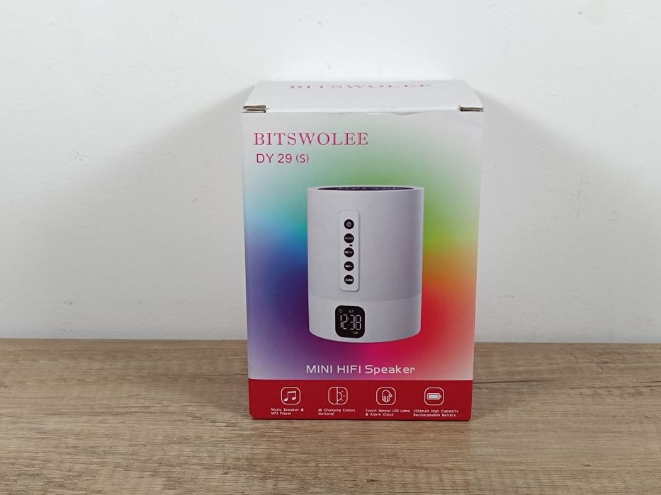 Głośnik Bitswolee Bluetooth z podświetleniem LED