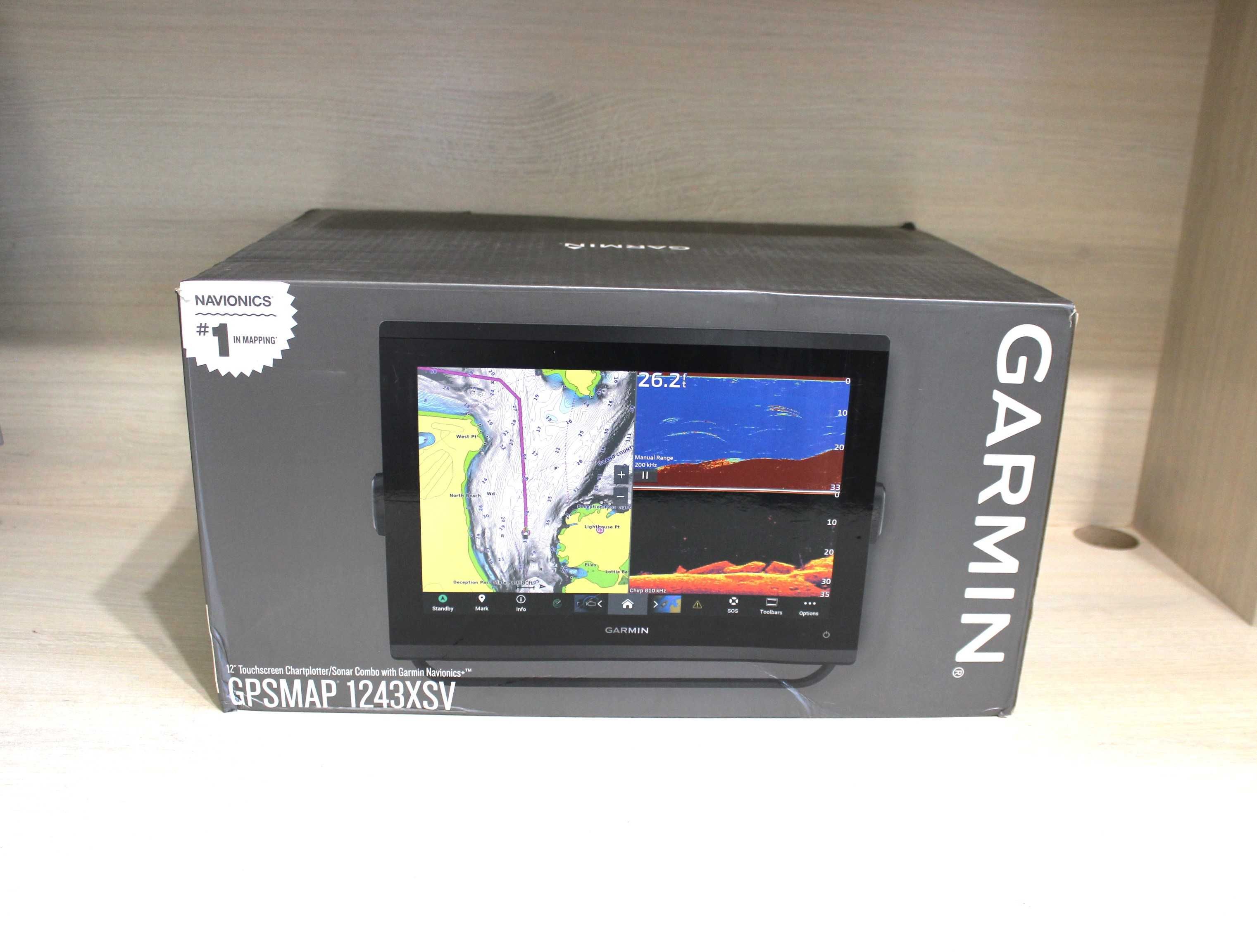 Картплоттер Garmin GPSMAP 1243xsv (010-02367-61)+ GT56UHD-TM Navionics