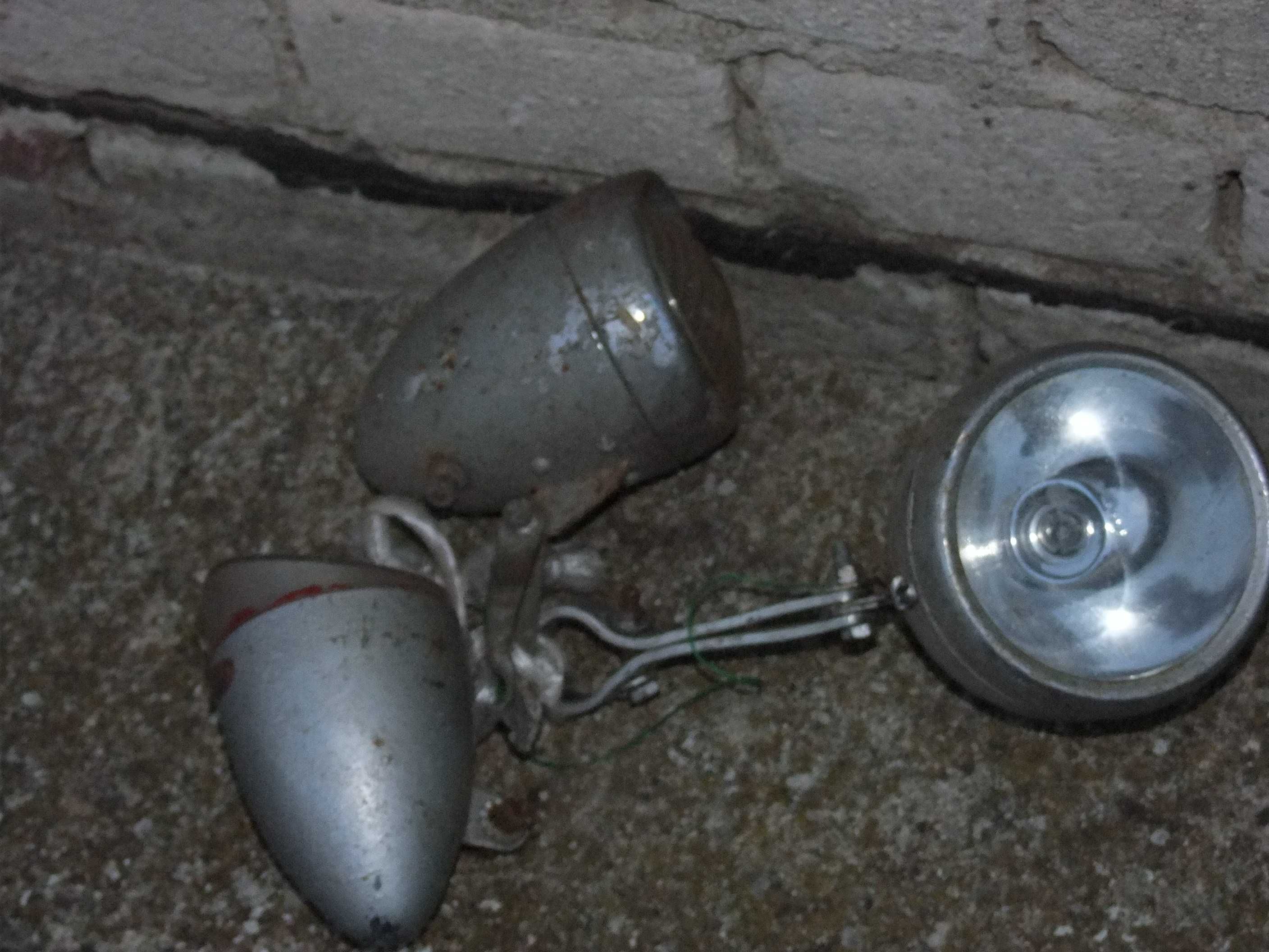 Stare lampy rowerowe
