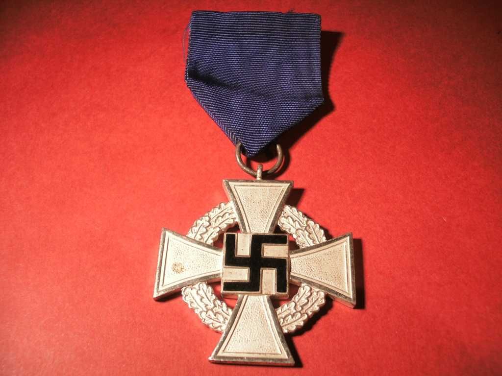 Medalha Faithful Service 25 years - 3º Reich - Alemanha - WW2