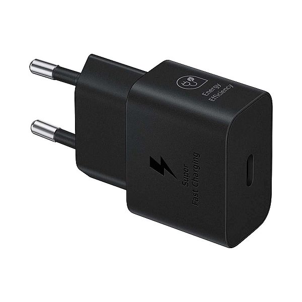 Ładowarka sieciowa GaN Samsung EP-T2510XBEGEU 25W SFC z kablem USB-C -