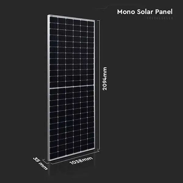 Сонячна Панель з сріблястою рамкою V-TAC, 450Вт