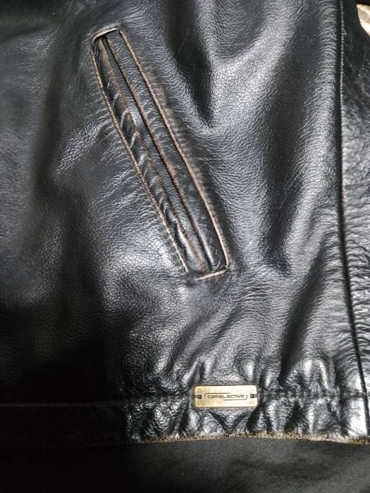 Kurtka skórzana męska 52