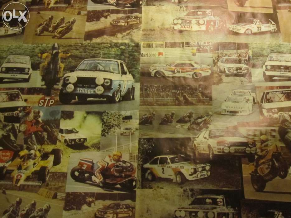 Posters antigos Rallye e F 1