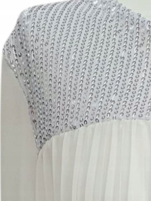 Bluzka Damska Elegancka Szyfonowa Rozmiar 44/46- 120Cm Biust