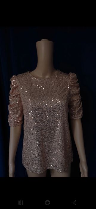 Bluzka w cekiny święta sylwester