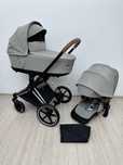 Коляска Cybex Priam 4.0 Chrome/Mirage Grey візок Сайбекс 2в1