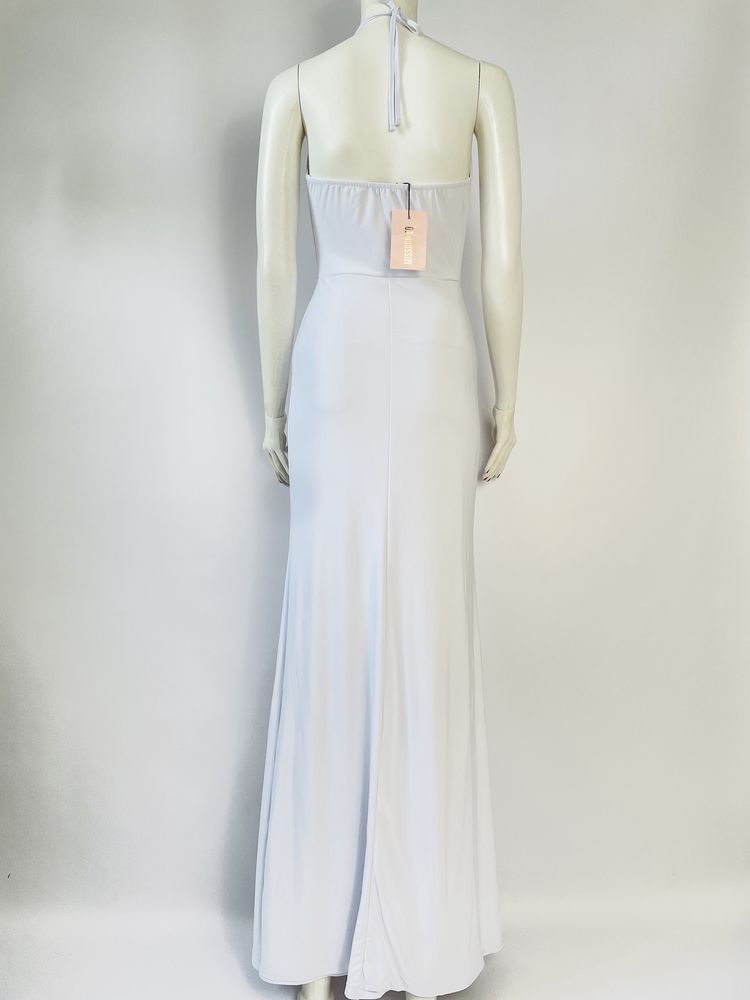 Sukienka maxi suknia biała ślubna poprawiny komunia na sesję zdjęciową