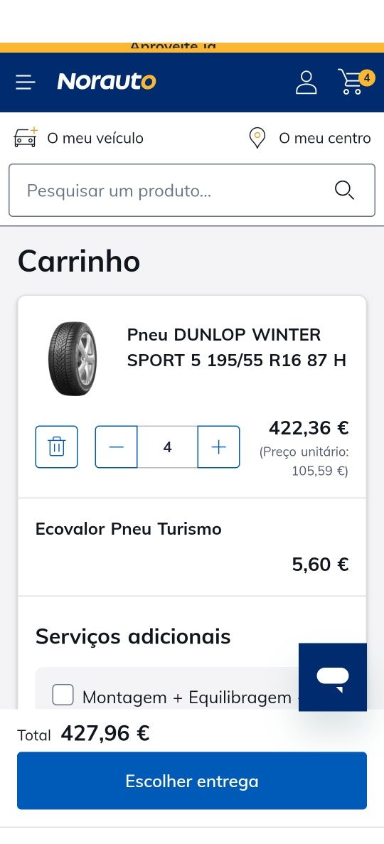 Pneus  sp winter sport 3d dunlop
195/55/16 87H