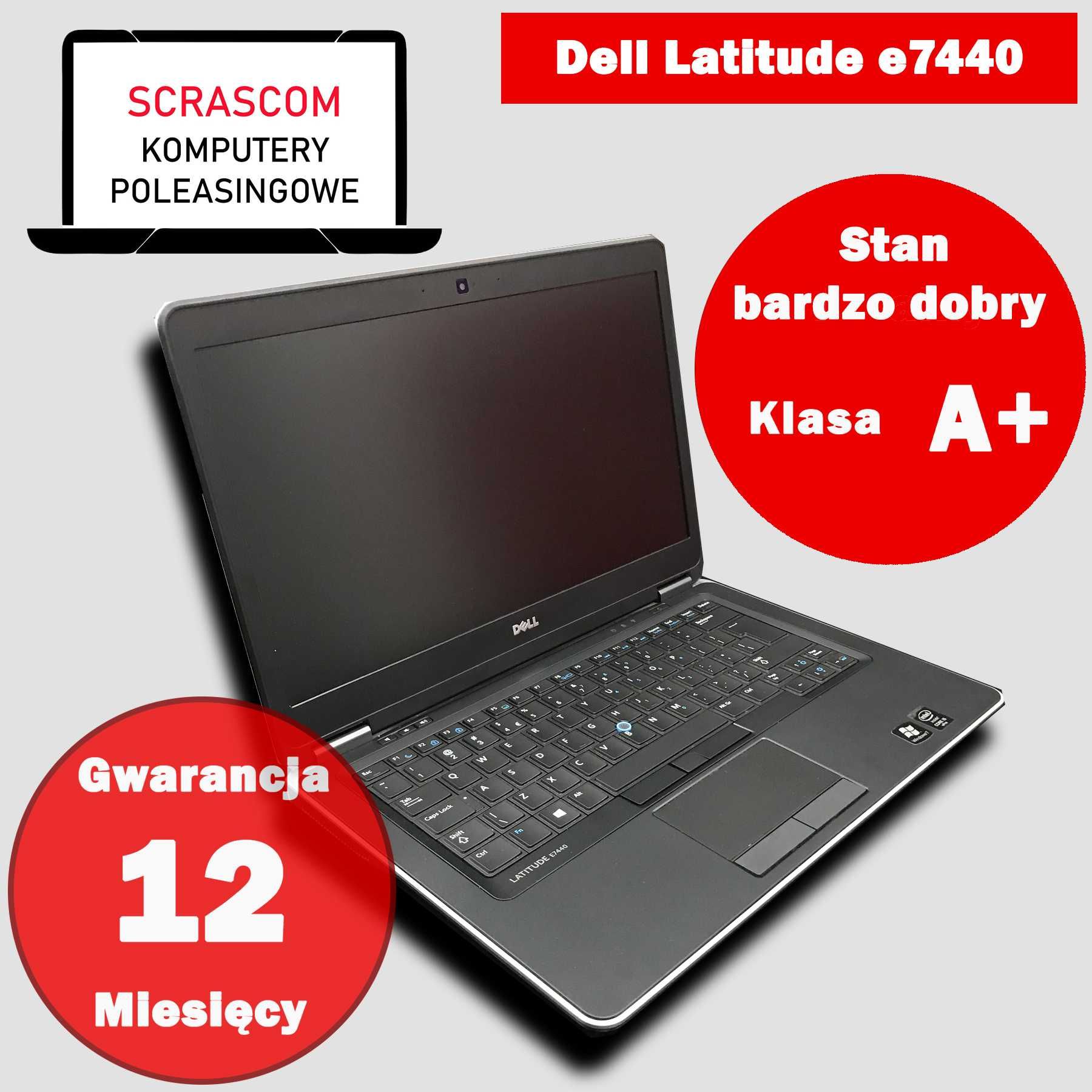 Laptop Dell Latitude E7440 i5 8GB 256GB SSD Windows 10 GWAR 12msc