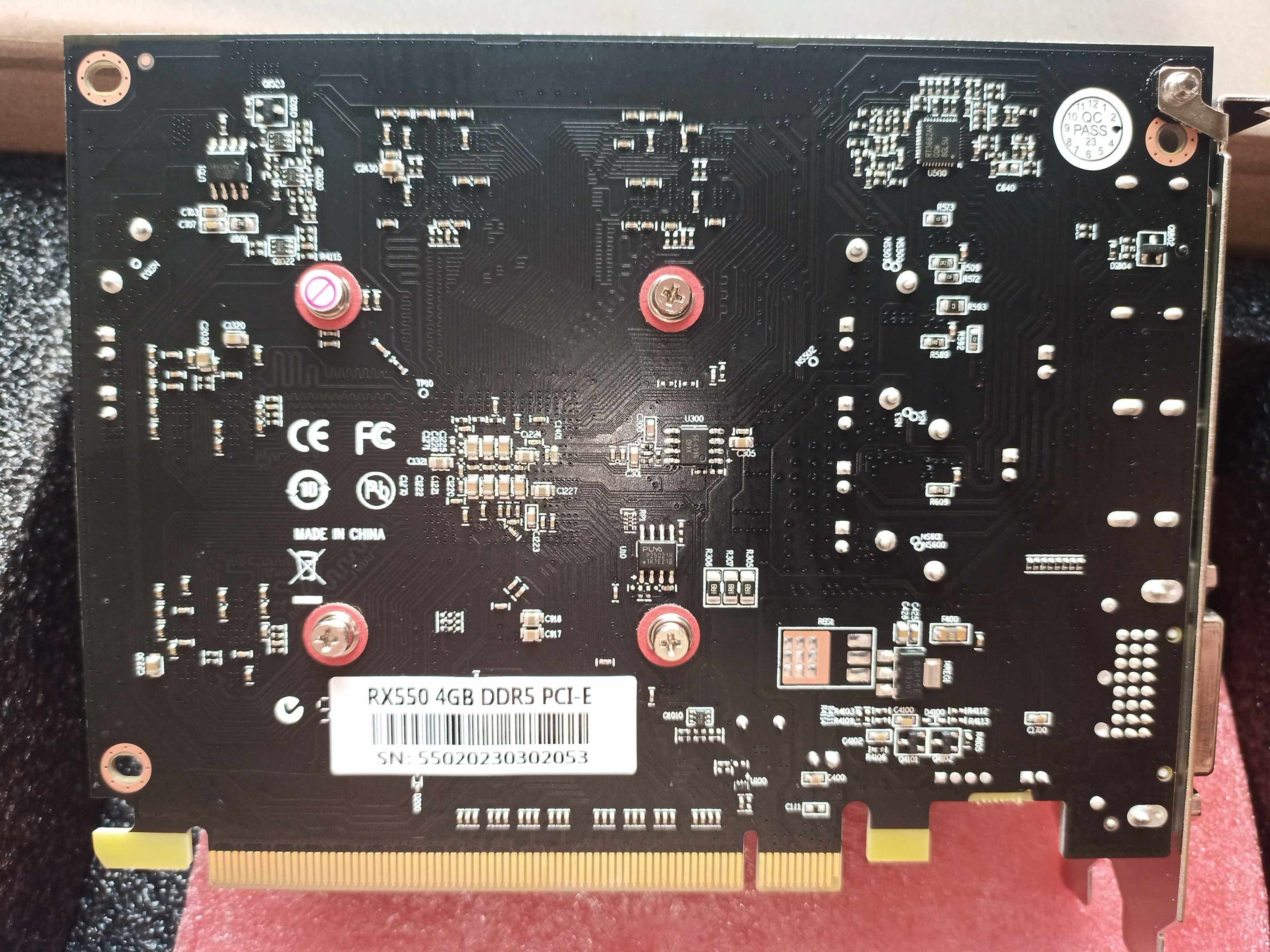 НОВАЯ игровая видеокарта ELSA RX550 4Gb GDDR5 128bit 14nm 50Вт