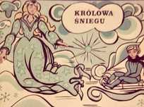 Królowa śniegu bajka na rzutnik projektor diaskop PRL