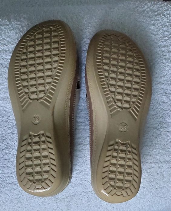 Beżowe ecru espadryle rozmiar 38