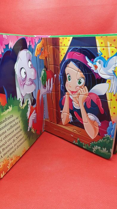 Livro Infantil - REF PINF - As Princesas, Branca de Neve Livro Puzzle