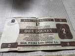 Bon  Towarowy  2$ dolary