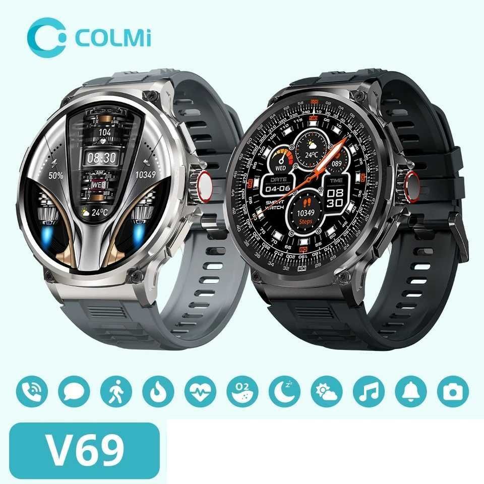 SUPER duży SmartWatch COLMI V69 1,85 cala PL