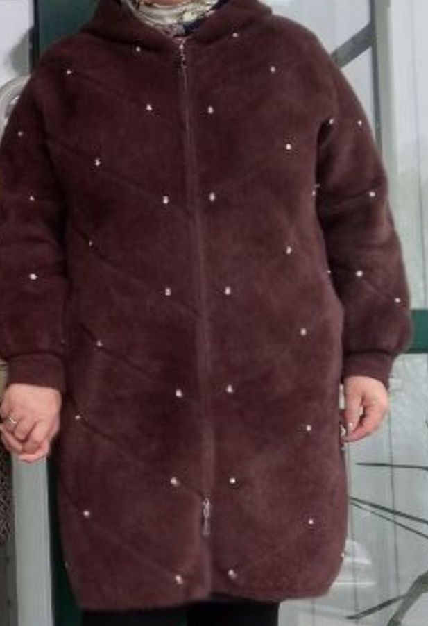 Кардиган-пальто альпака