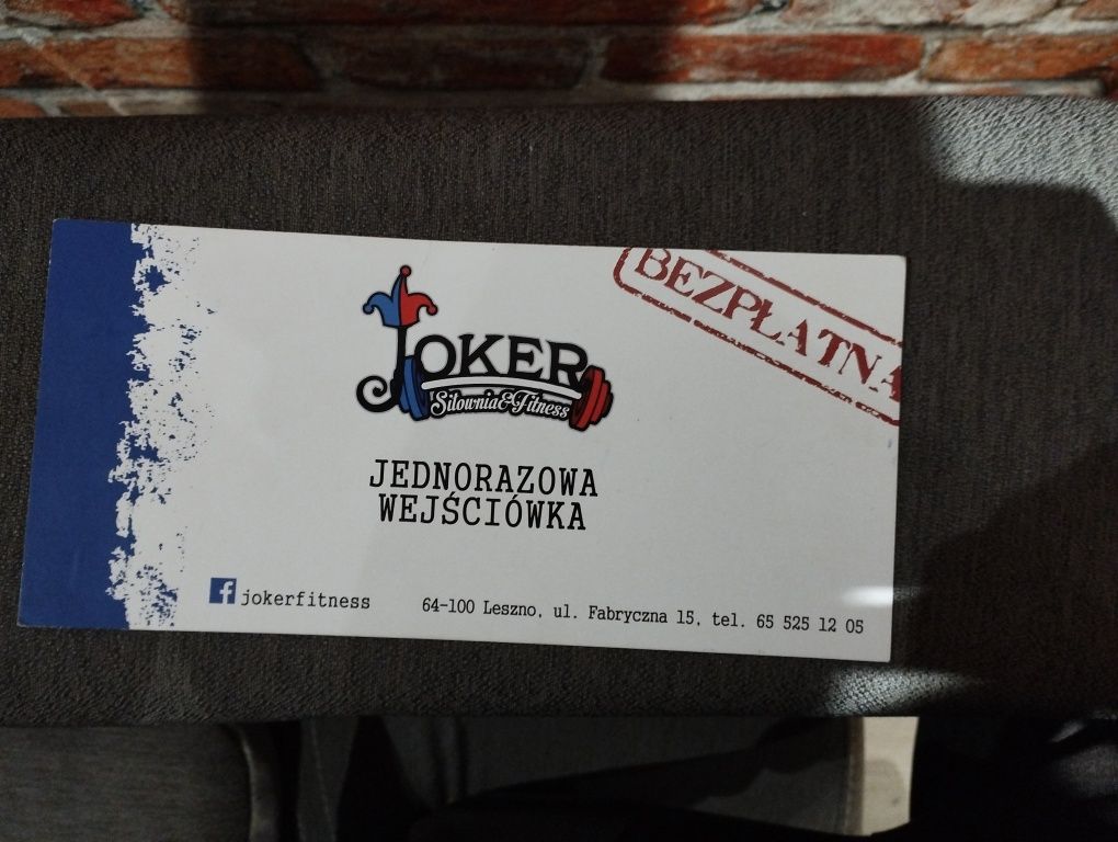 Sprzedam voucher na siłownię joker w Lesznie