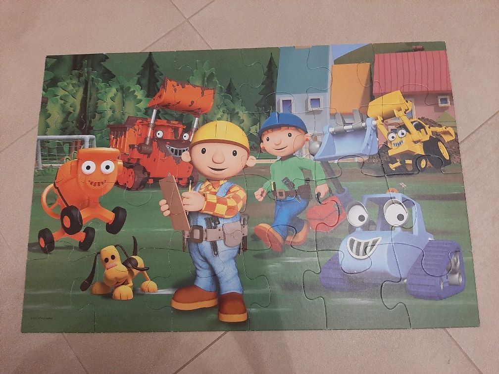 Puzzle  Bob Budowniczy, maxi 24 elementy