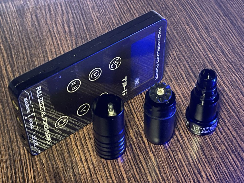 Тату машинка Rocket V8,набір з блоком Thunderlord