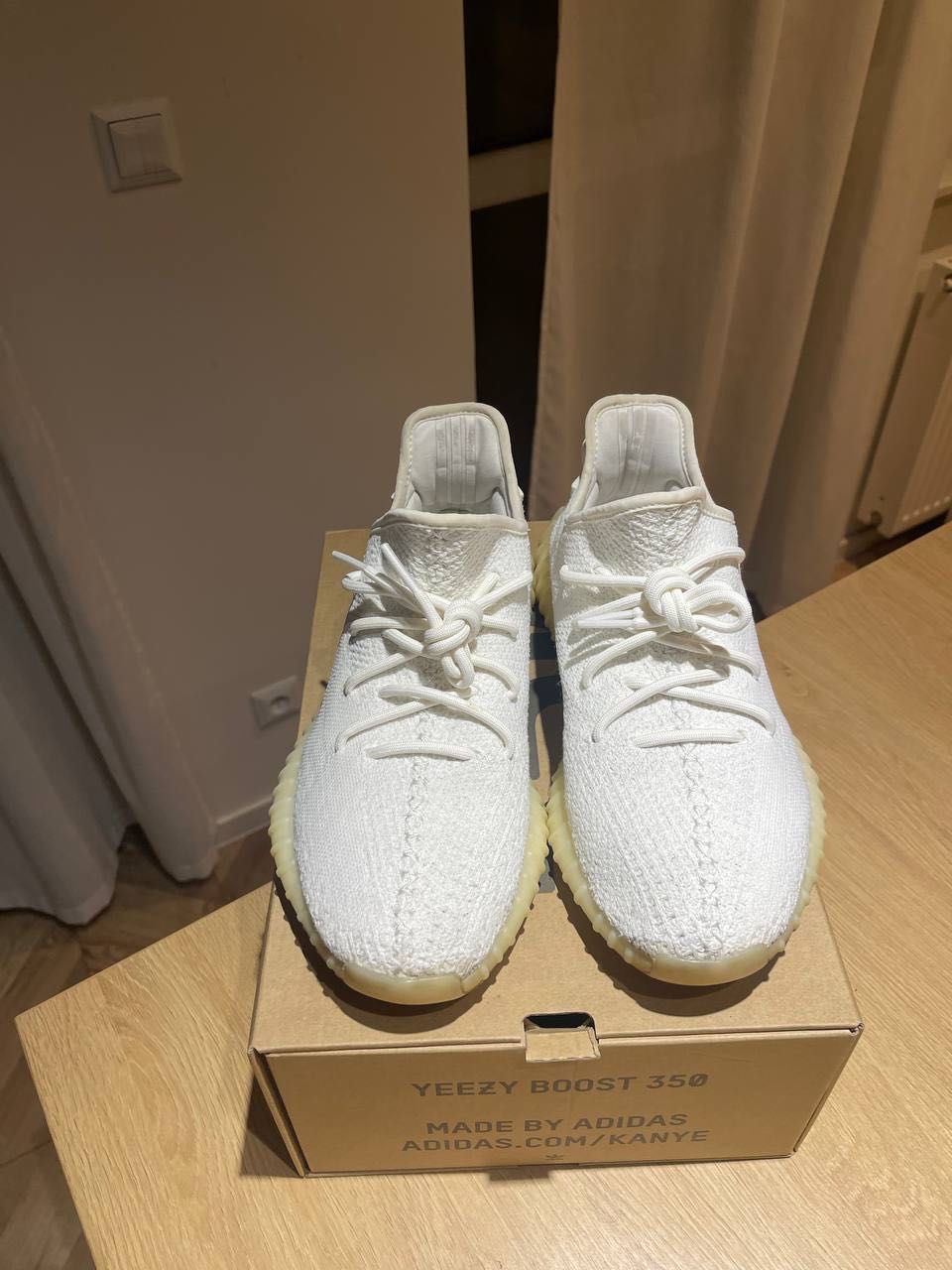 adidas Yeezy boost 350 v2 cream white 44 2/3 white carbon bone onyx ze