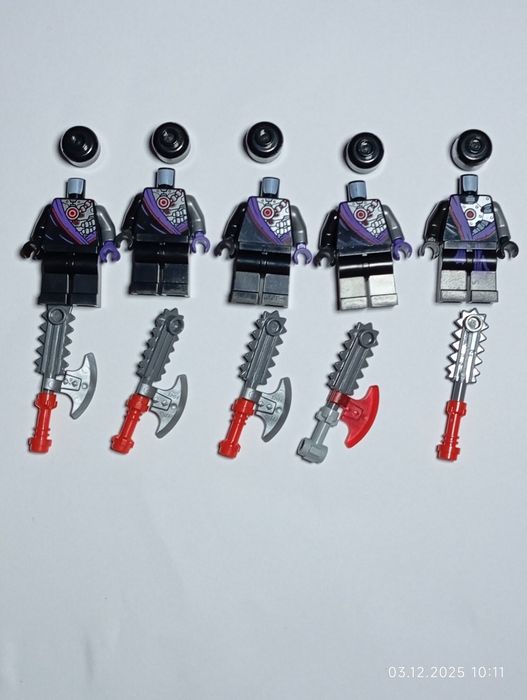 Ніндроїд LEGO Ninjago (оригінальна фігурка) + зброя , ОРИГІНАЛ