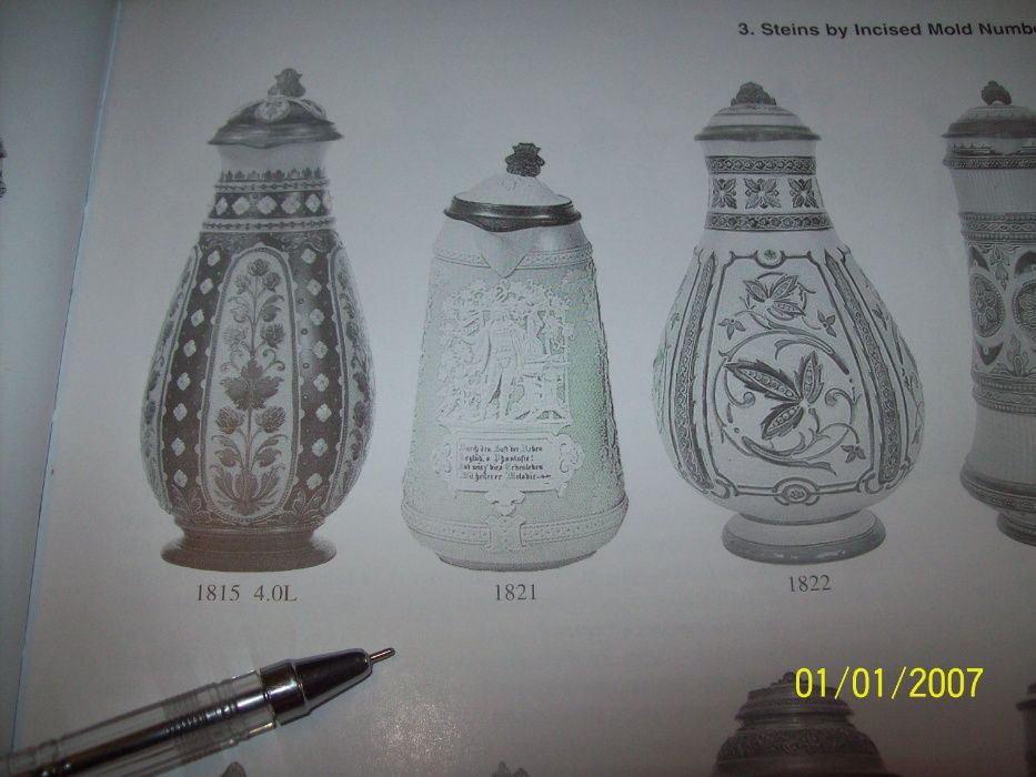 Wyjątkowy Kufel Dzban--METTLACH--ok,1900r H-35