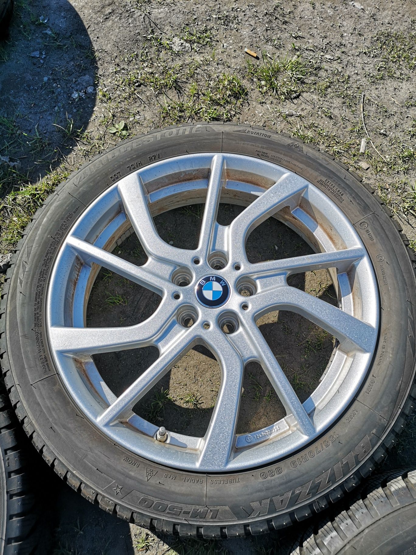 Komplet kół zimowych 5x112 BMW I3 155/70/19 Bridgestone