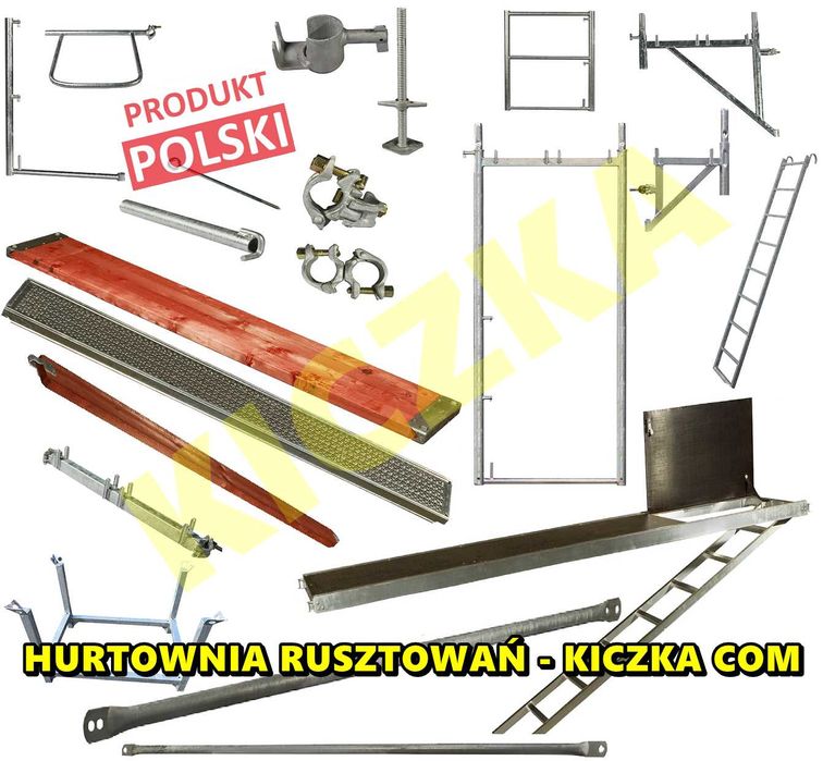 RUSZTOWANIA ELEWACYJNE Fasadowe Poznańskie Modułowe RUSZTOWANIE ~150m2