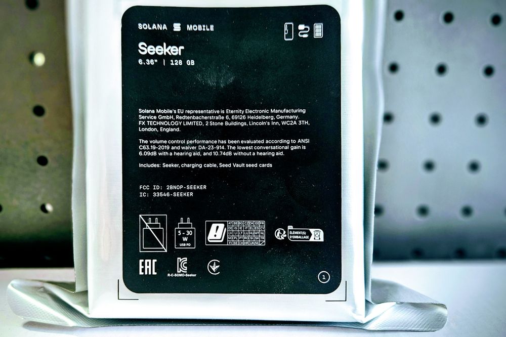 Telefon/Smartfon/Portfel Kryptowalut SOLANA SEEKER Web3 z Etui NOWY