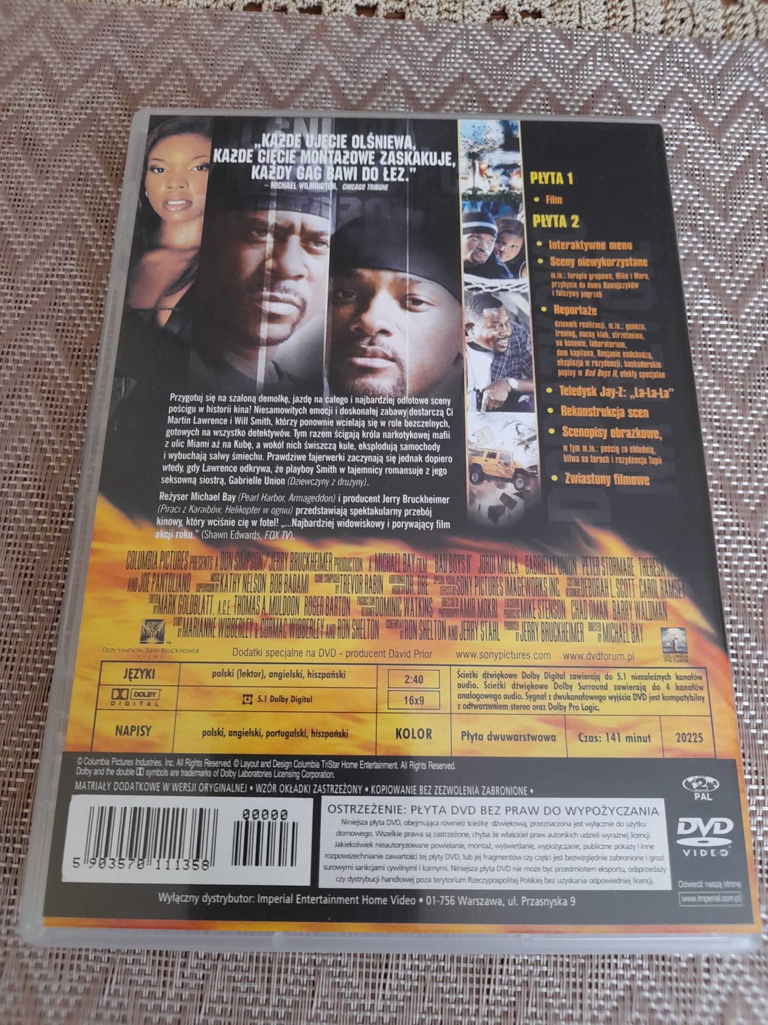 Film Bad Boy 2. DVD