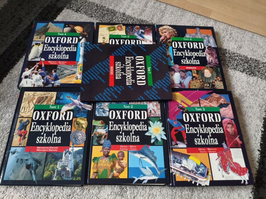 Oxford encyklopedia szkolna rok 1992 - 1995