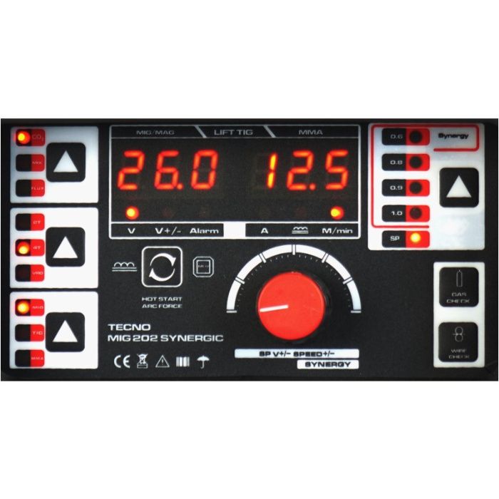 Zestaw TECNO MIG 202 MIG/TIG/MMA Synergia VRD