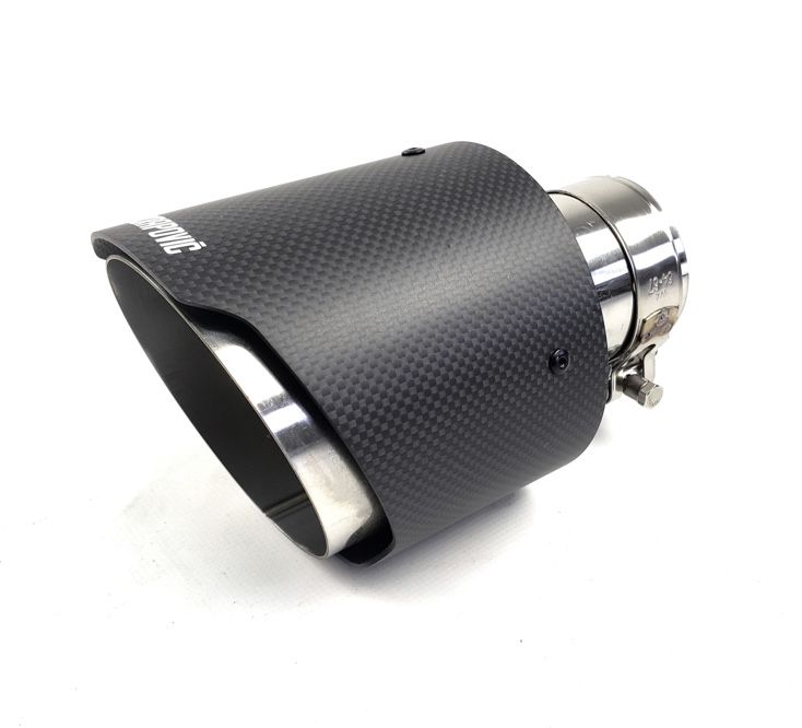 Насадка Akrapovic акрапович карбон выхлоп труба глушитель 63/89