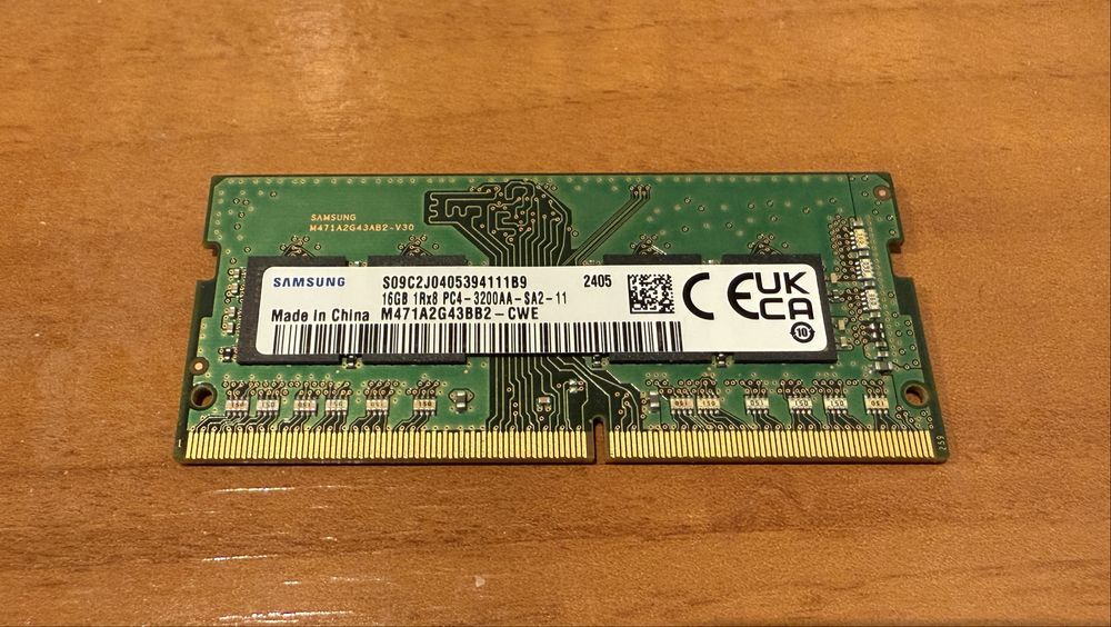 Memória Samsung DDR4 16GB 3200