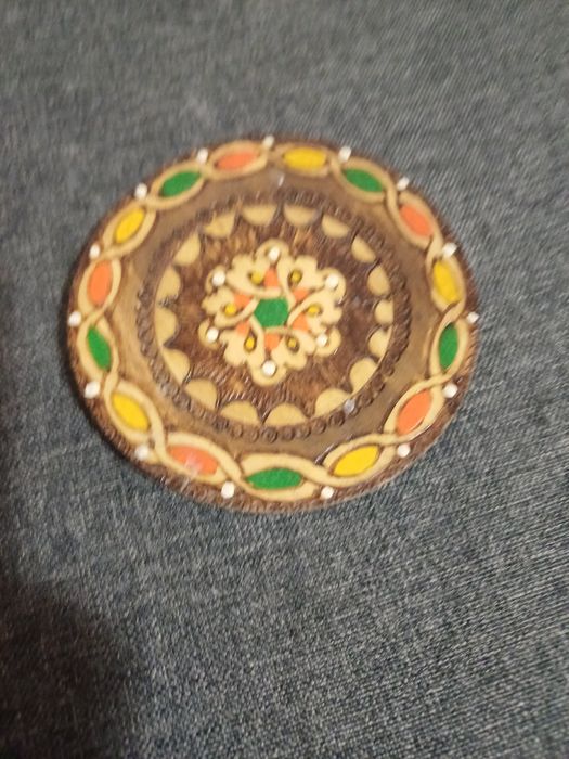 Talerzyk drewniany Vintage