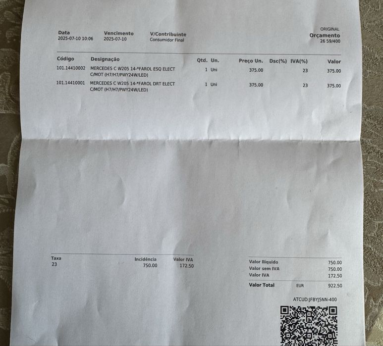 Farois Mercedes Class C