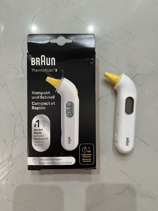 Termometr do ucha Braun