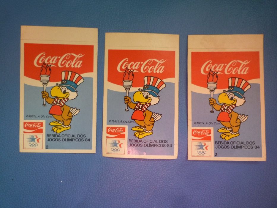 Autocolantes CoCa-Cola Jogos Olímpicos 84
