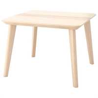 IKEA stolik drewniany Lisabo 70x70