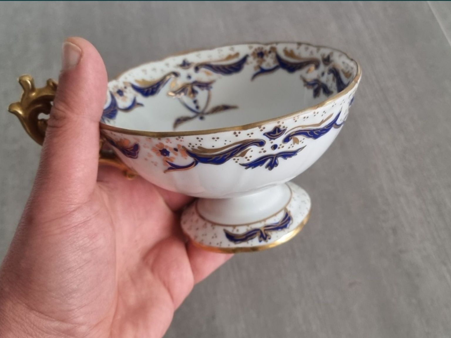 3 filiżanki porcelanowe zestaw kolekcja vintage porcelana