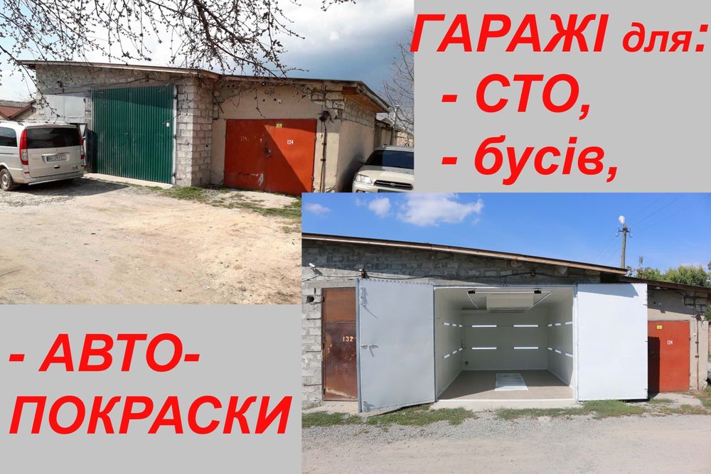 Гаражи под автопокраску, СТО, бус. Гаражі для фарбування, СТО, бусів