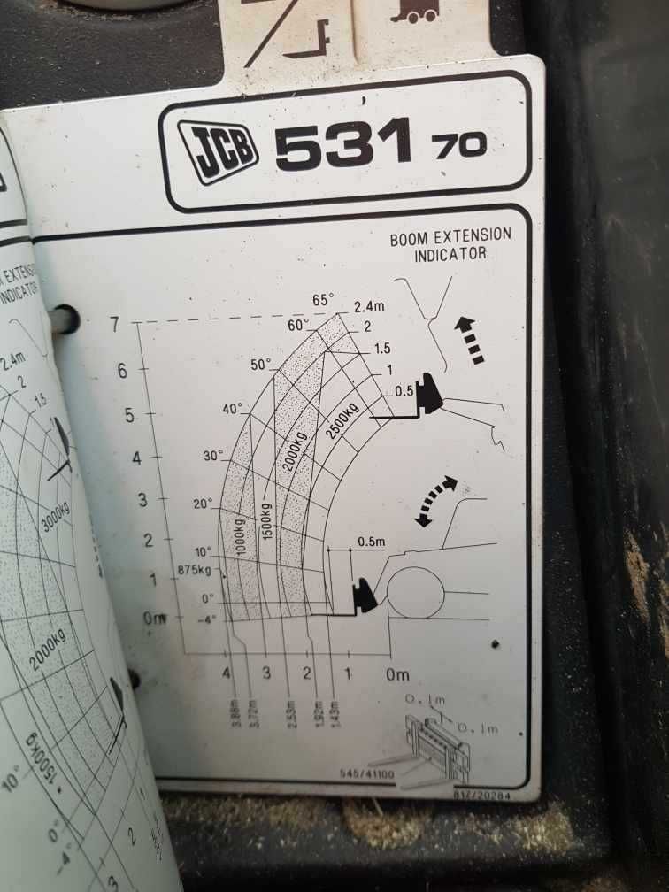 Ładowarka JCB 531-70  2010 ROK