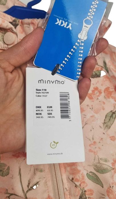 Kombinezon Minymo 110 softshell, w kwiaty, nowy, scandi, jak Reima
