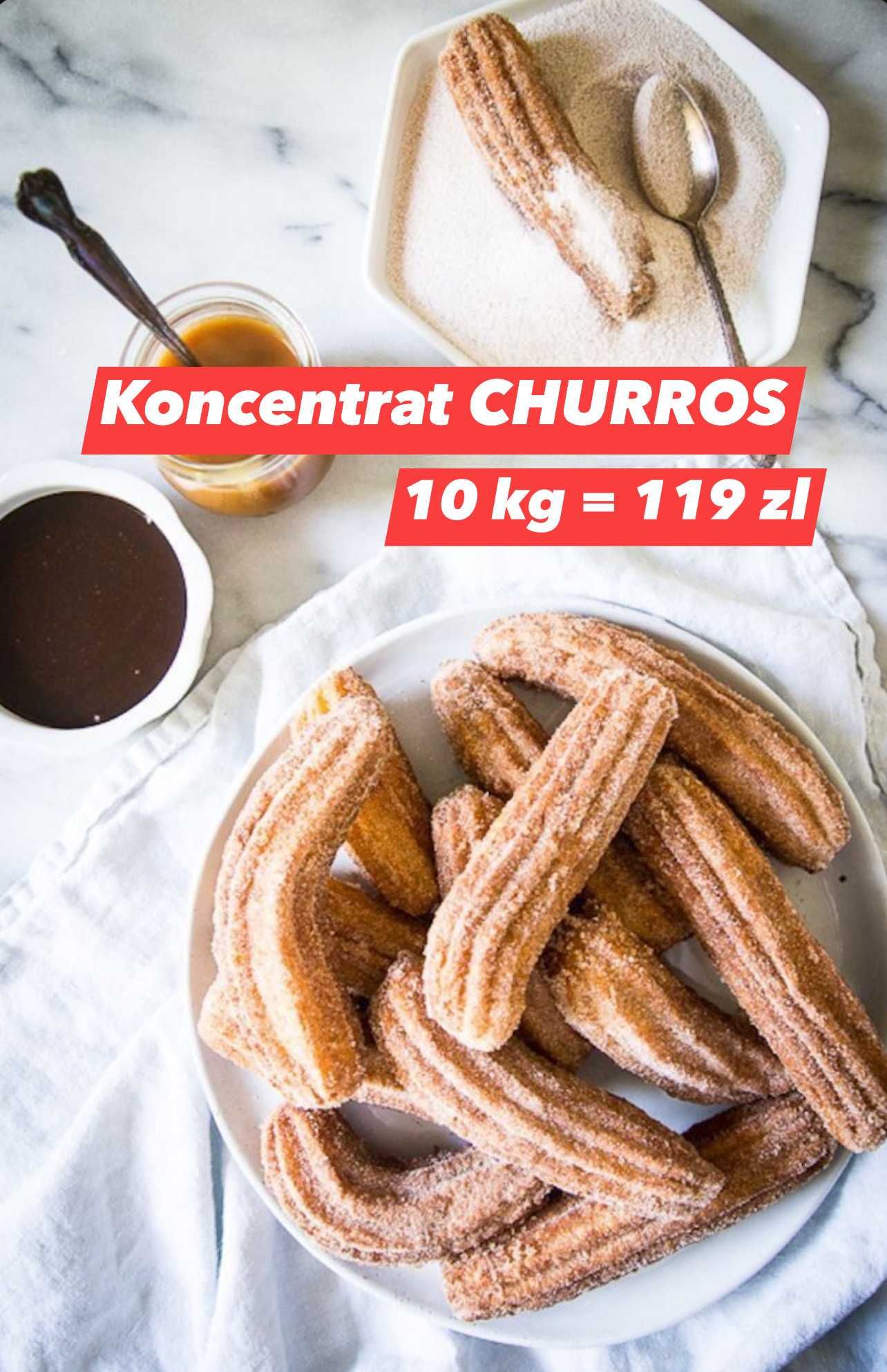 Naleśniki na słodko, Naleśniki wytrawne w proszku, Churros - 10 kg