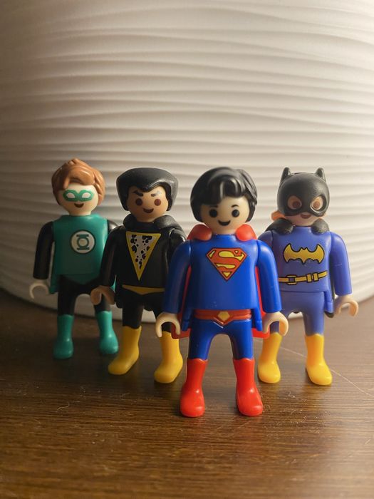 Kinder Dc Comics Playmobile Superman Batgirl Green Lantern Black Adam
