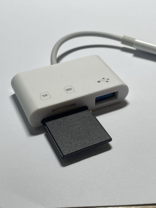 Перехідник card reader Lightning Apple iPad SD Card Camera Reader
