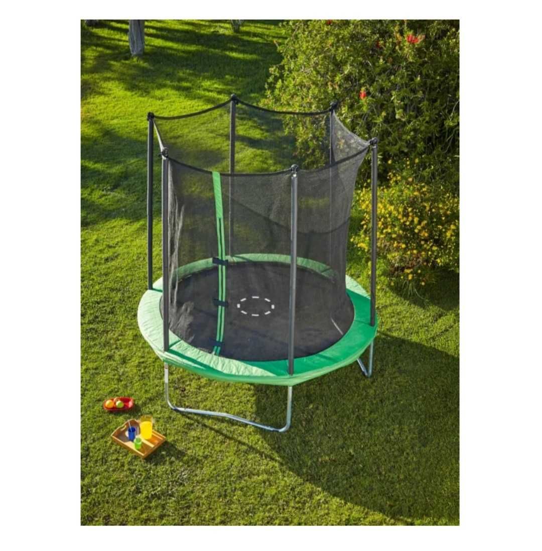 Trampolina z siatką zabezpieczającą 244cm nowa w pudelku!