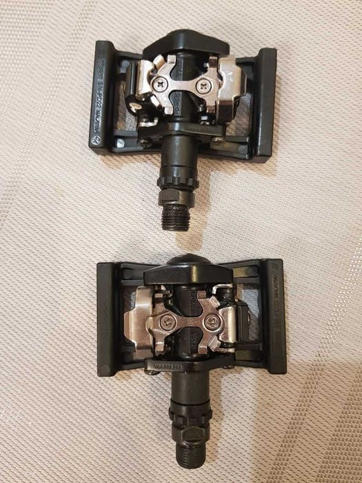 Pedały  zatrzaskowe spd Shimano PD M 515 czarne  + podkładki