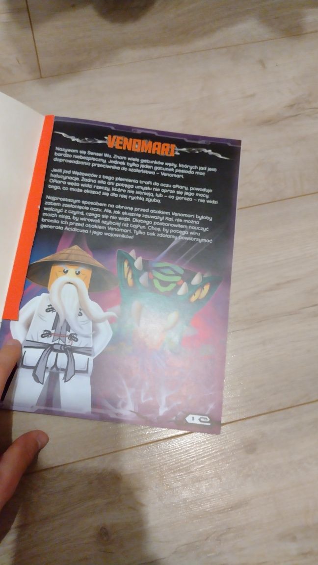 Książka komiks quiz LEGO Ninjago